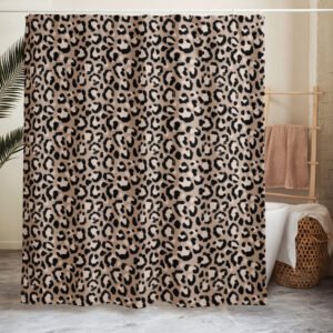 Trendy Leopard Print Shower Curtain for Bathroom Decor Transform your space with a Trendy Leopard Print Shower Curtain for Bathroom Decor. Shop now for a chic, wild look that redefines your bathroom.
