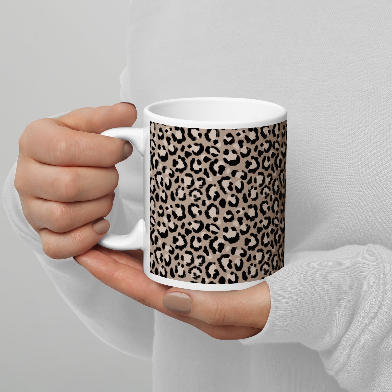 Stylish Leopard Print Coffee Mug for Animal Skin Lovers Sip in style with our Stylish Leopard Print Coffee Mug for Animal Skin Lovers. Perfect for bold personalities and unique kitchen decor!