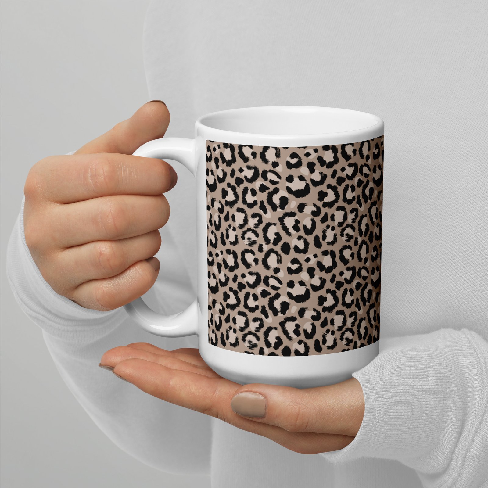 Stylish Leopard Print Coffee Mug for Animal Skin Lovers Sip in style with our Stylish Leopard Print Coffee Mug for Animal Skin Lovers. Perfect for bold personalities and unique kitchen decor!