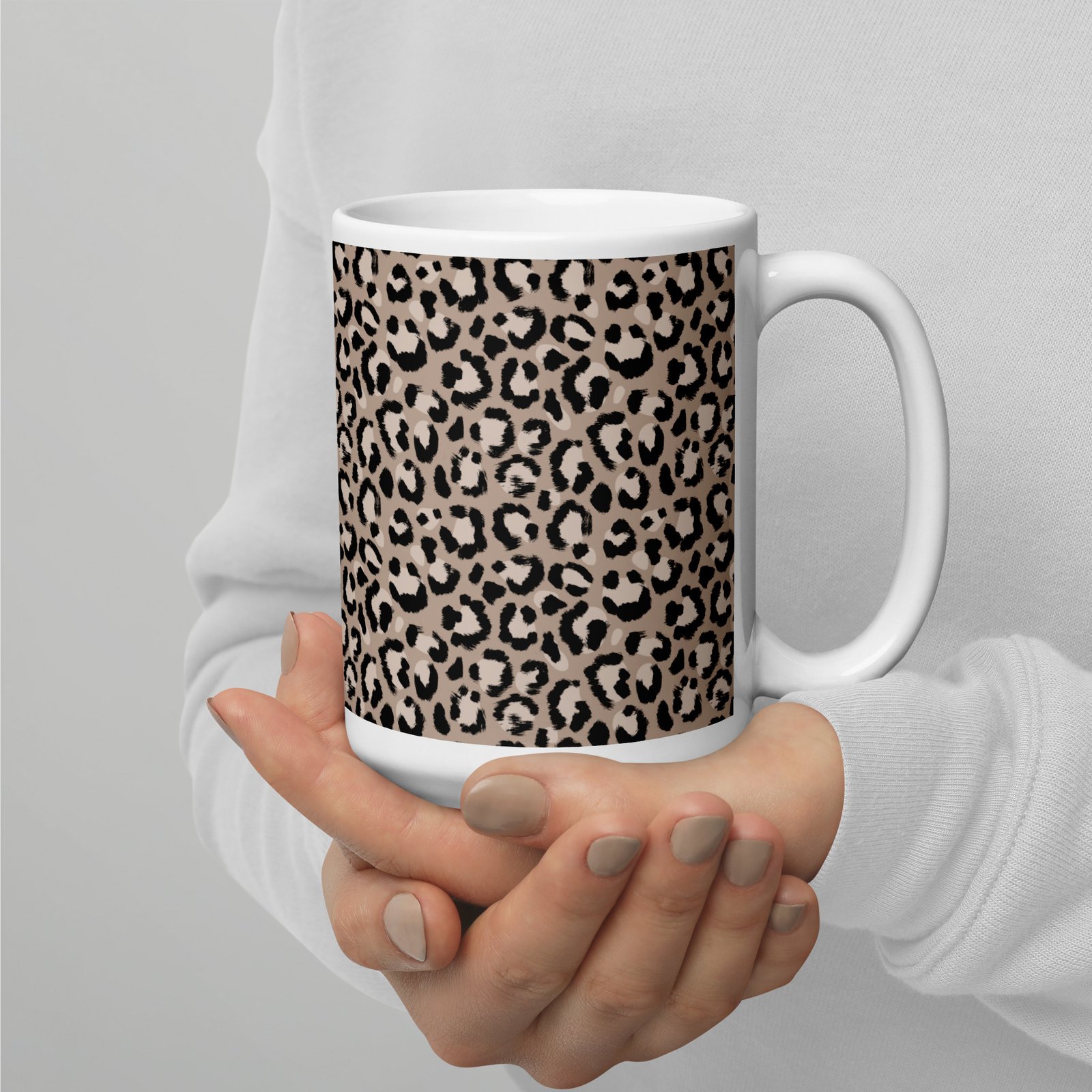 Stylish Leopard Print Coffee Mug for Animal Skin Lovers Sip in style with our Stylish Leopard Print Coffee Mug for Animal Skin Lovers. Perfect for bold personalities and unique kitchen decor!