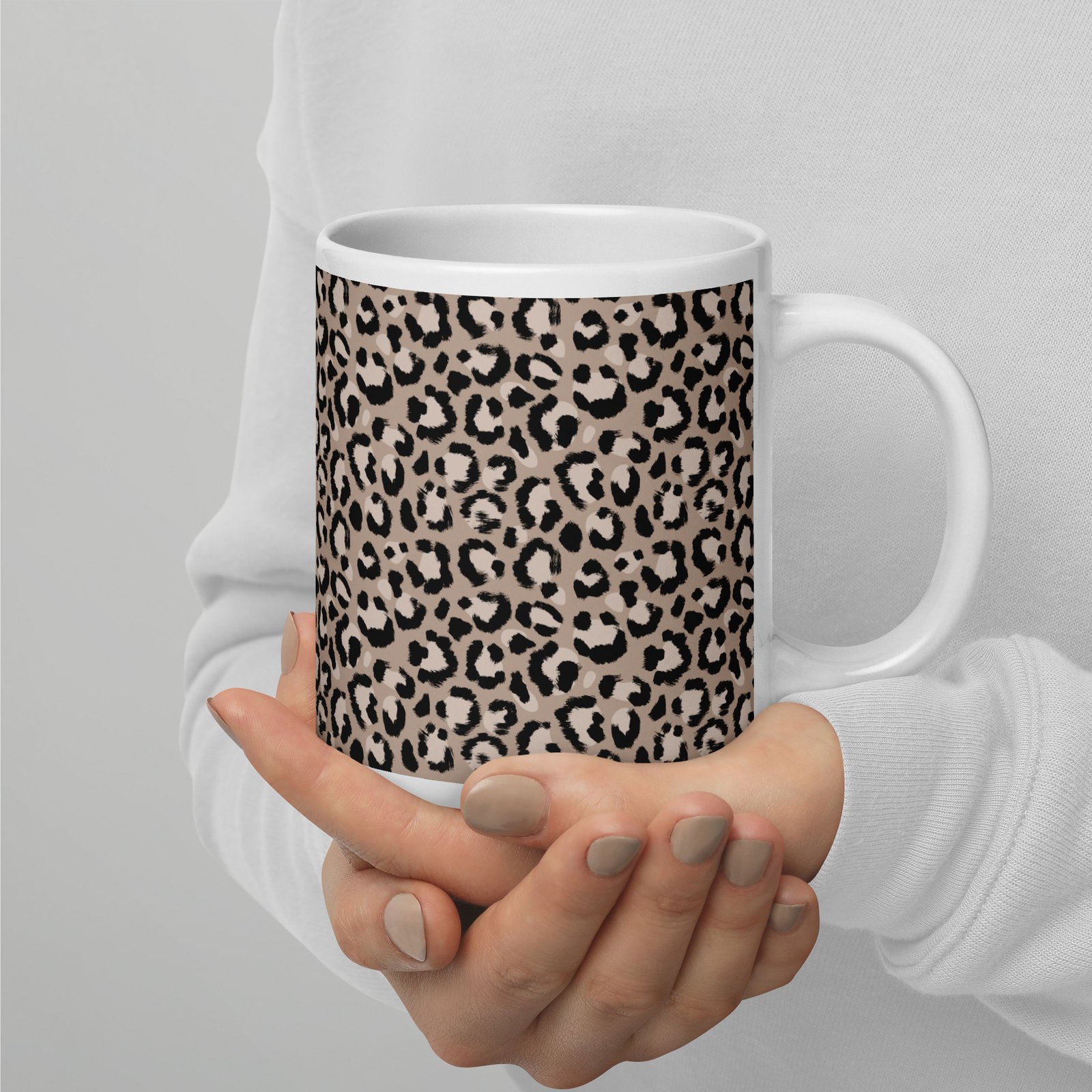 Stylish Leopard Print Coffee Mug for Animal Skin Lovers Sip in style with our Stylish Leopard Print Coffee Mug for Animal Skin Lovers. Perfect for bold personalities and unique kitchen decor!