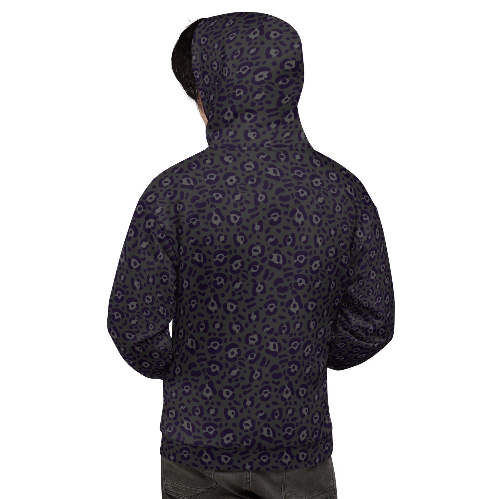 Comfortable Recycled Unisex Hoodie with Leopard Print Stay stylish and eco-friendly with our Comfortable Recycled Unisex Hoodie with Leopard Print. Shop now for a bold, sustainable look!
